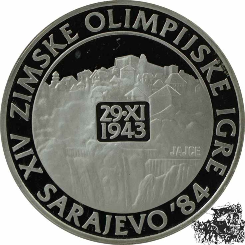 250 Dinar 1984 - Dorf Jajce 250 Dinar 1984 - Dorf Jajce