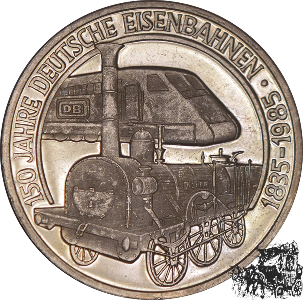 100 Schilling 1985  - “100 Jahre deutsche Eisenbahn“