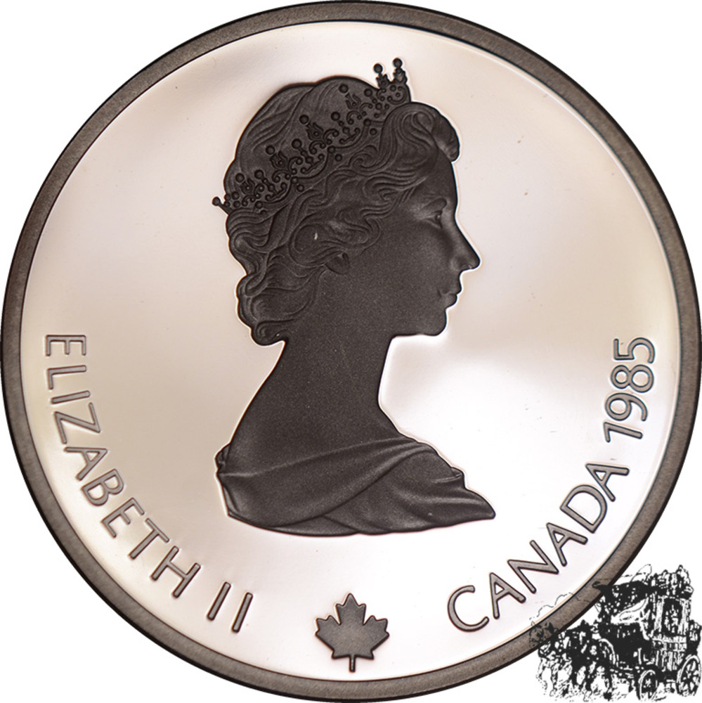 20 Dollar 1985 - Olympiade - Abfahrt 20 Dollar 1985 - Olympiade - Abfahrt