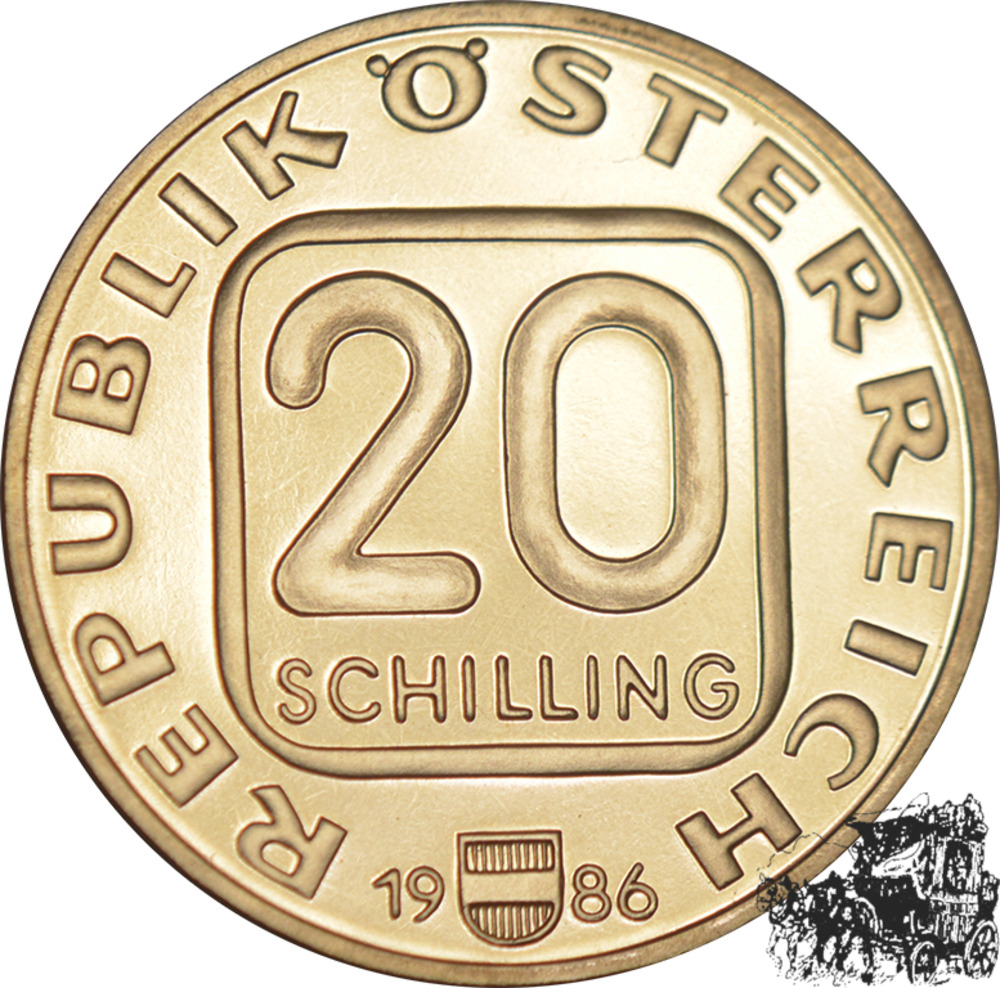 20 Schilling 1986 - Georgenberger Handfeste