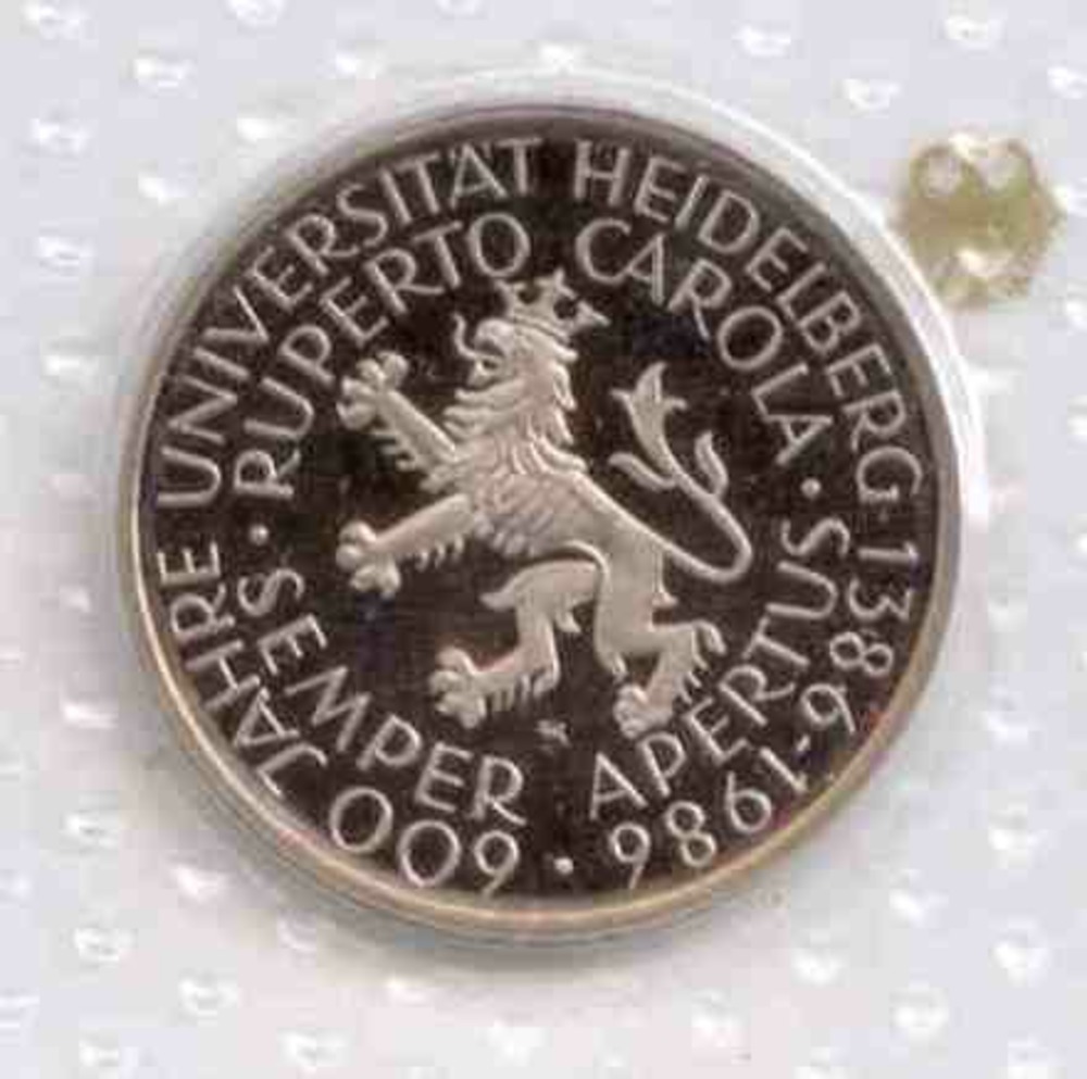 5 Mark 1986 D - Heidelberg Universität 5 Mark 1986 D - Heidelberg Universität