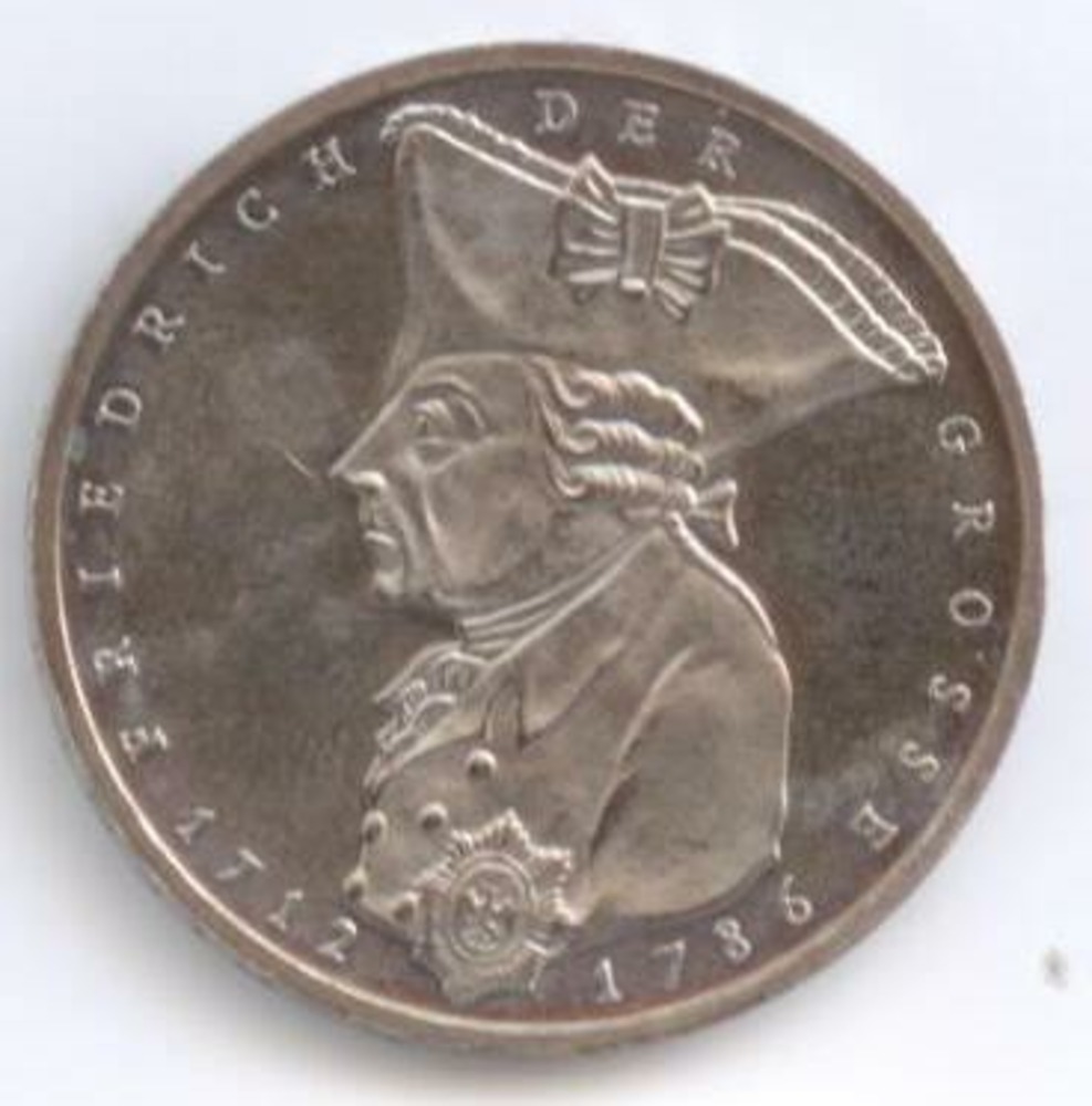 5 Mark 1986 F - Friedrich der Große