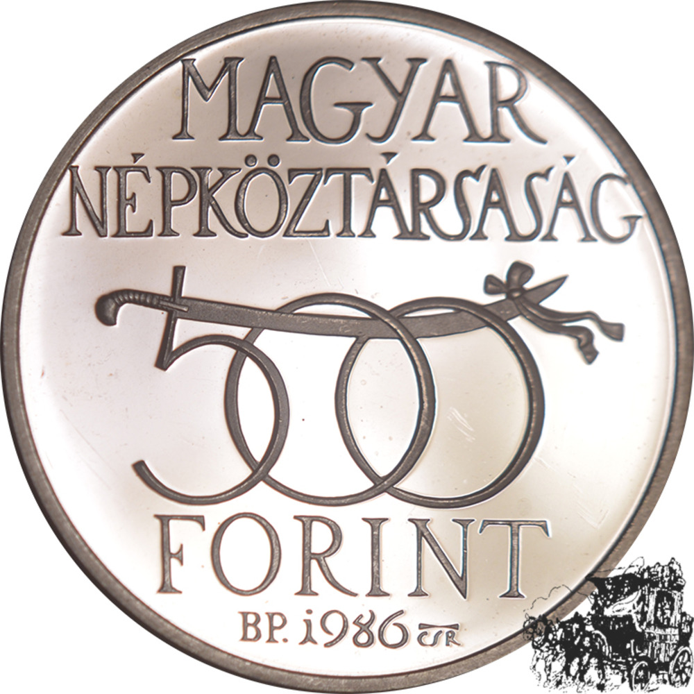 500 Forint 1986 - Rückeroberung
