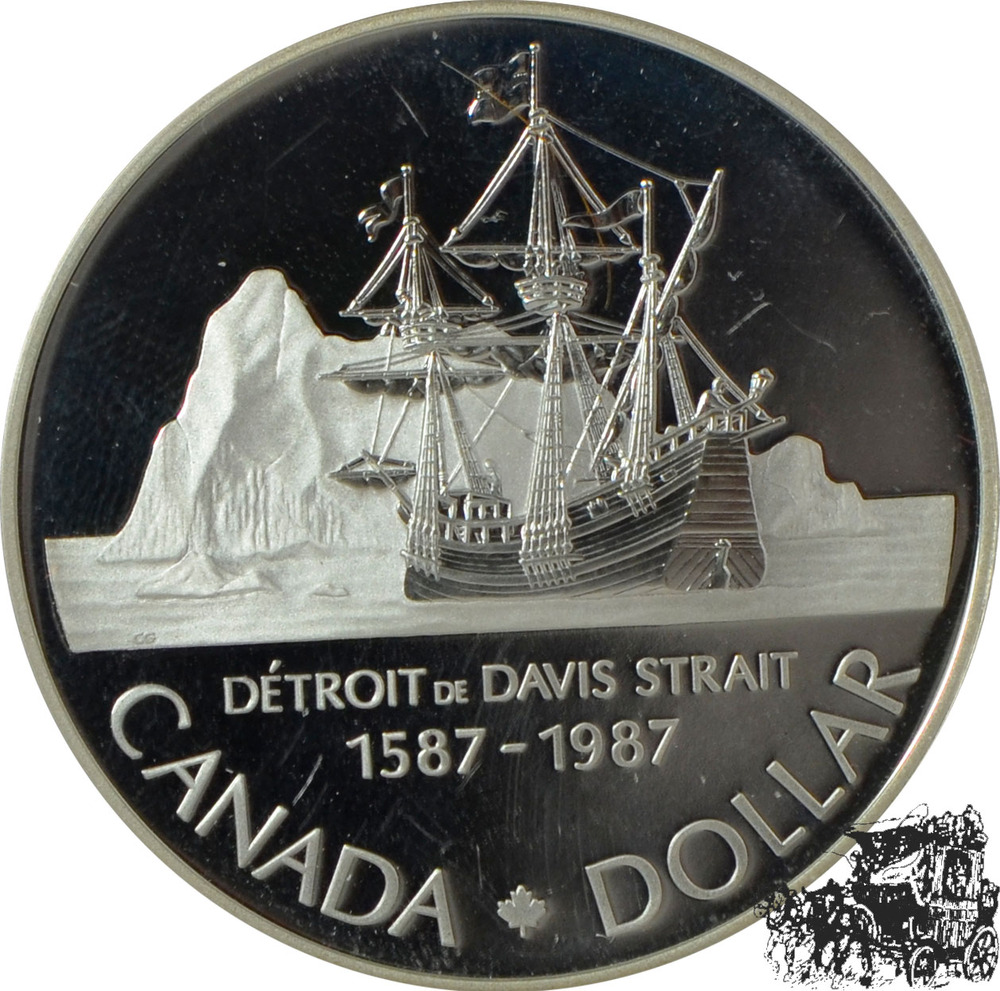 1 Dollar 1987 - Polarschiff