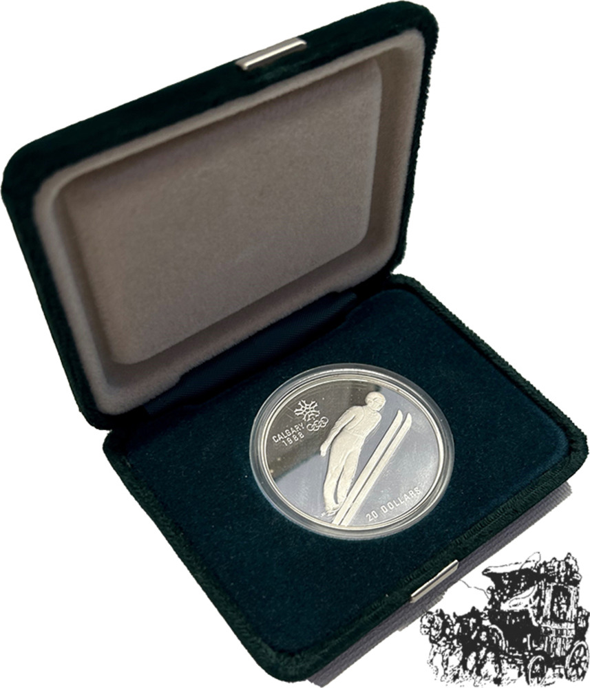 20 Dollar 1987 -Olympics - Ski Jumping 20 Dollar 1987 -Olympics - Ski Jumping