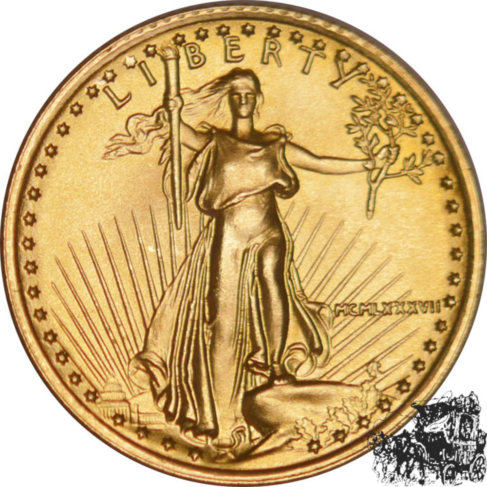 5 Dollar 1987 - 1/10 Unce 5 Dollar 1987 - 1/10 Unce