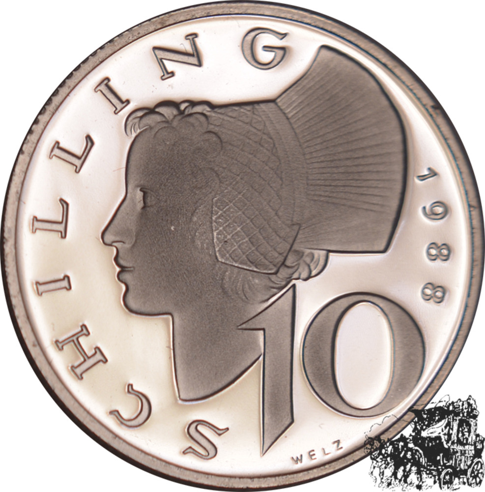 10 Schilling 1988 - PP 10 Schilling 1988 - PP