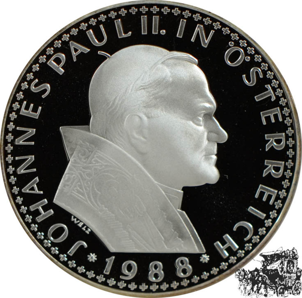 500 Schilling 1988 - Papstbesuch - PP 500 Schilling 1988 - Papstbesuch - PP