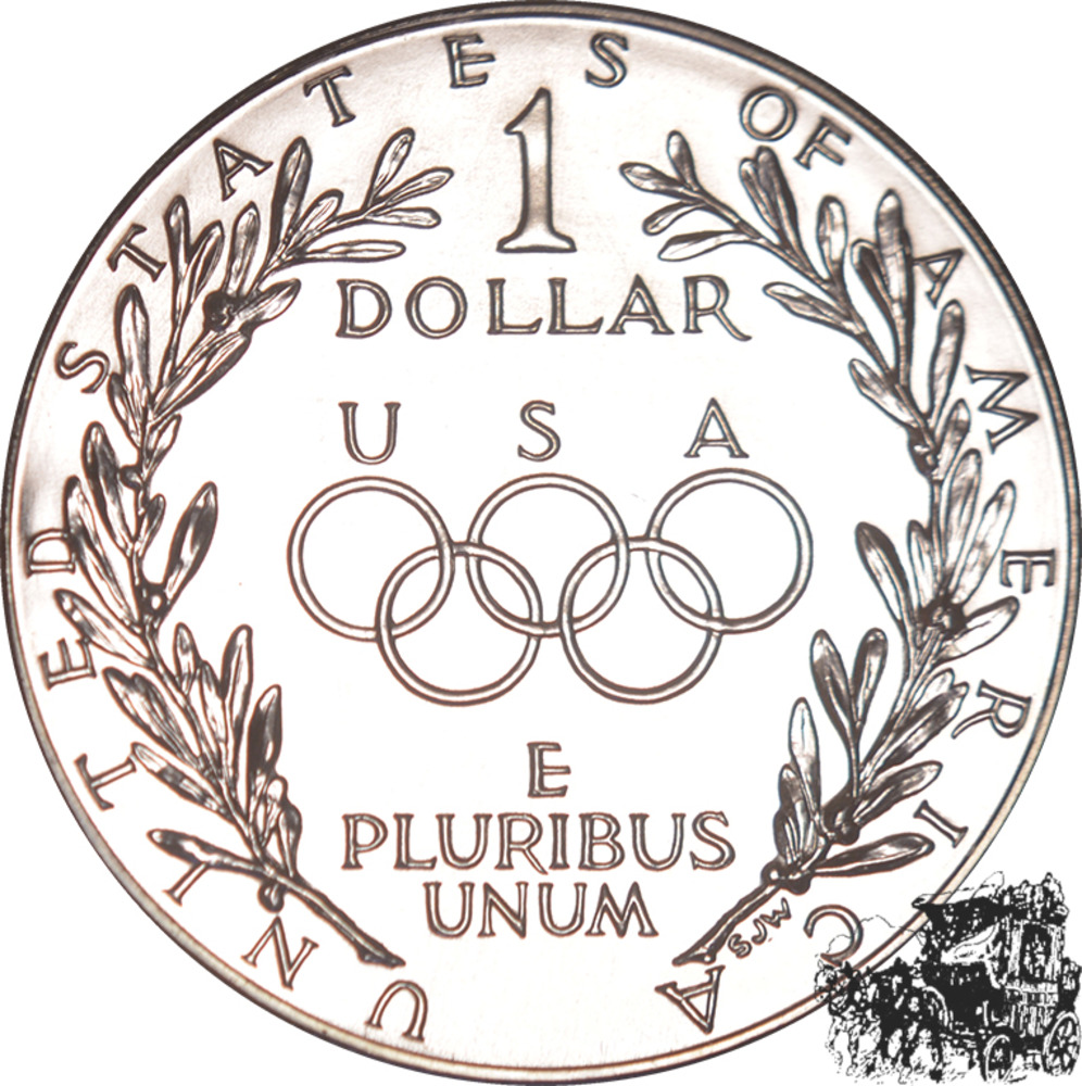 1 Dollar 1988 D - Olympiade