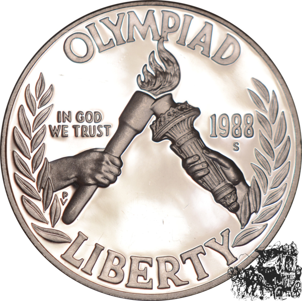 1 Dollar 1988 S - Olympische Fackel