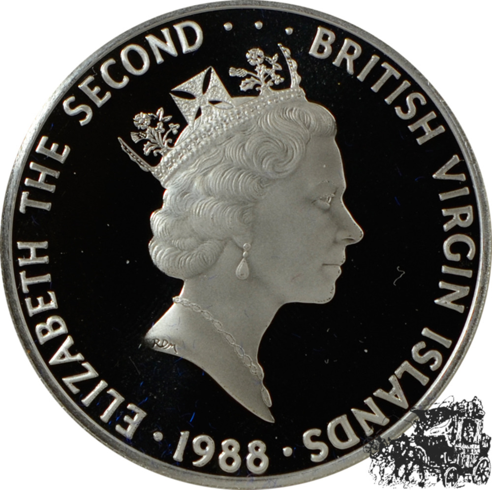 25 Dollar 1988 - Stilisierter Delphin
