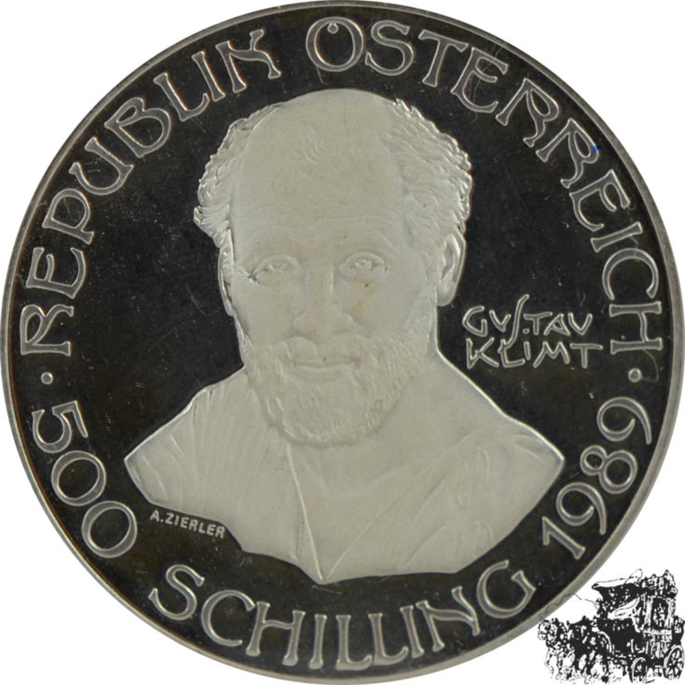 500 Schilling 1989 - Klimt