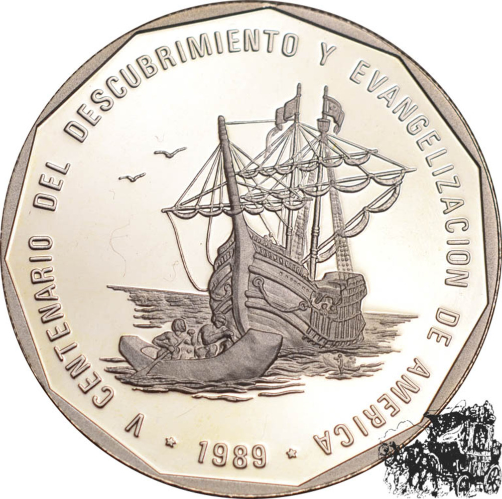 1 Peso 1989 - 500 Years America