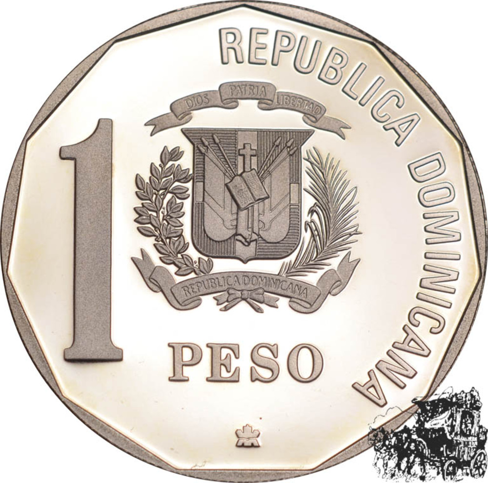 1 Peso 1989 - 500 Years America