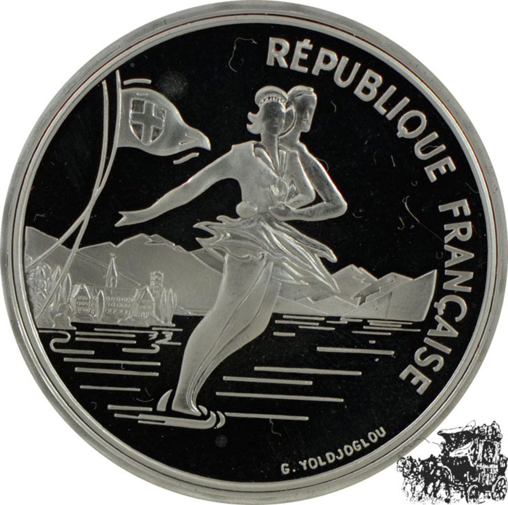 100 Francs 1989 - Eiskunstlauf
