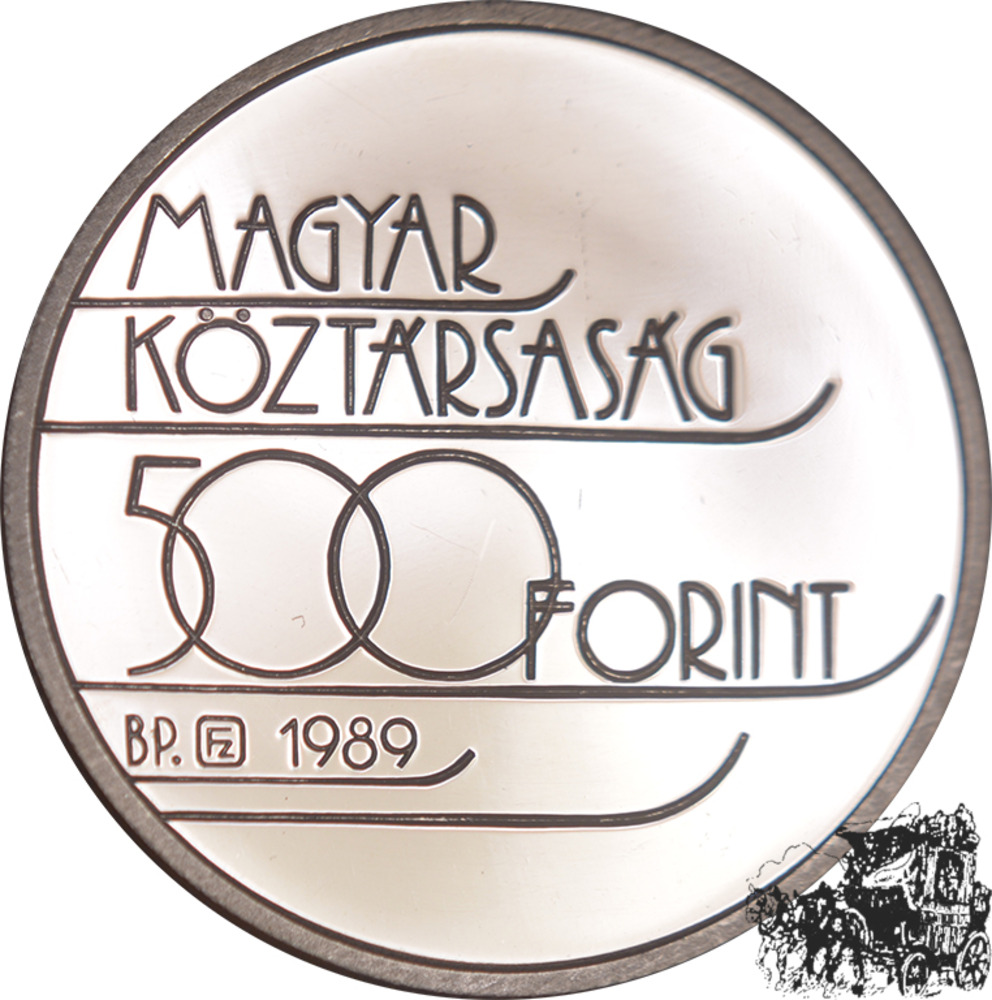 500 Forint 1989 - Eishockey