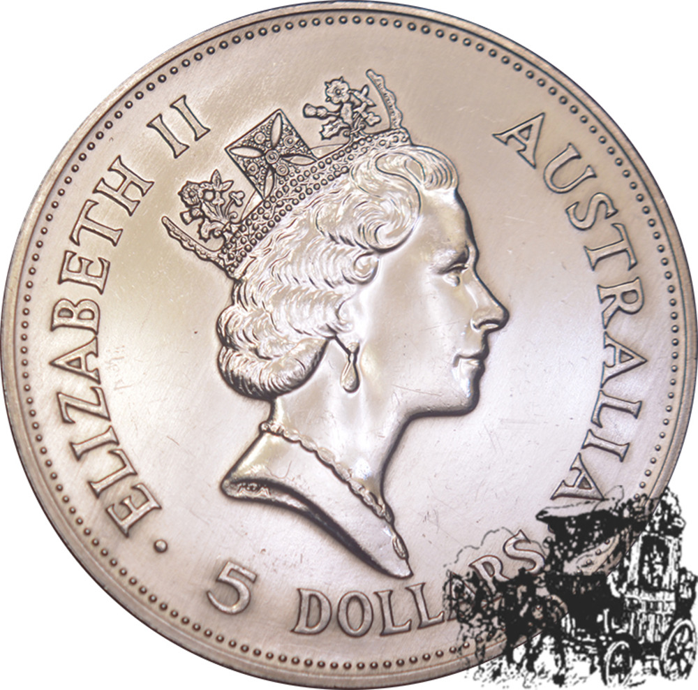 5 Dollar 1990 - Kookaburra