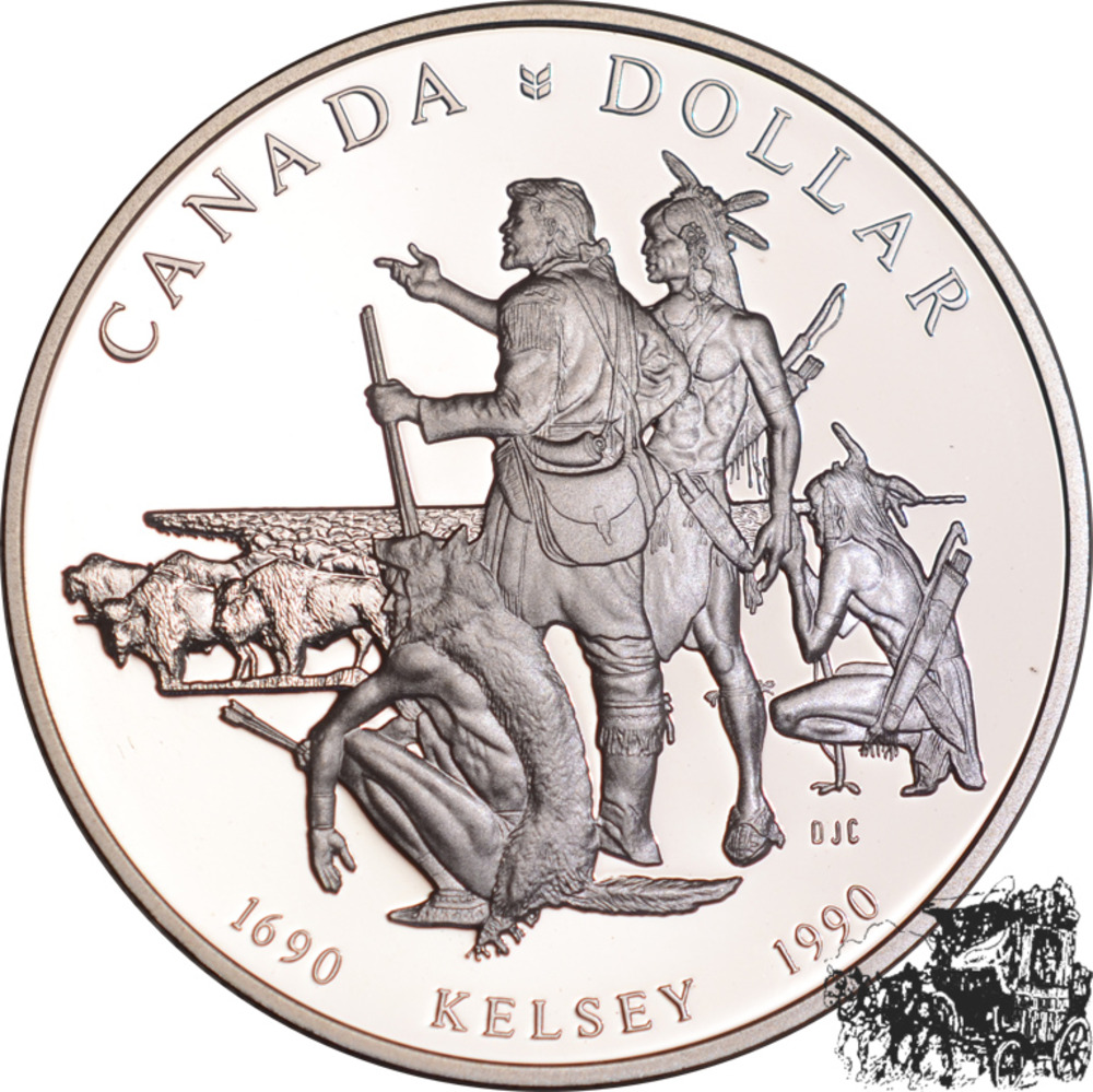 1 Dollar 1990 - Henry Kelsey 1 Dollar 1990 - Henry Kelsey