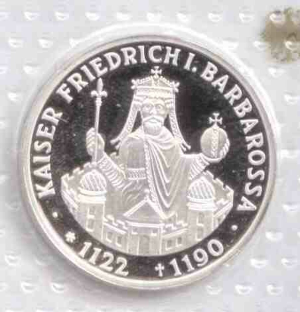 10 Mark 1990 F - Kaiser Friedrich I. Barbarossa