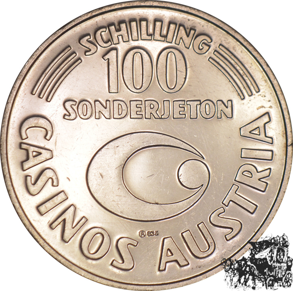 100 Schilling 1991  - “Wiener Opernball“ Casino Austria Jeton