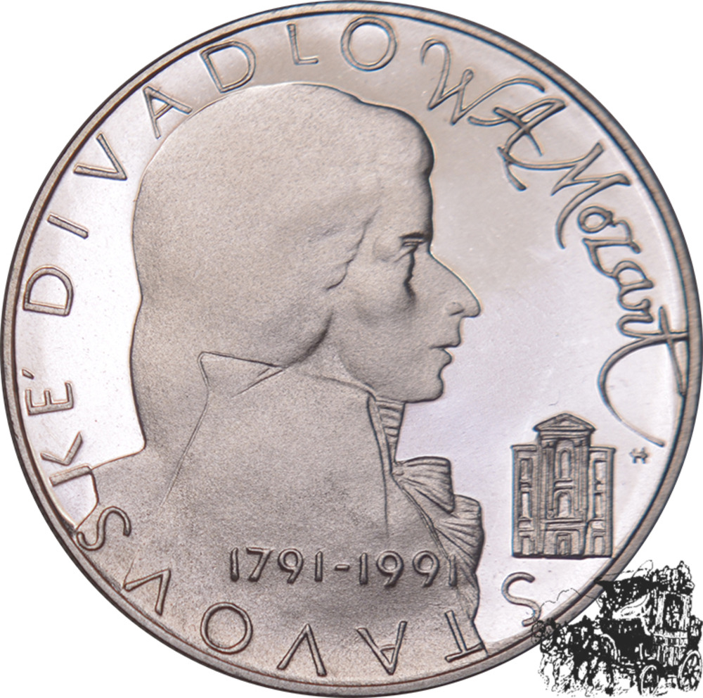 100 Korun 1991 - Mozart 100 Korun 1991 - Mozart
