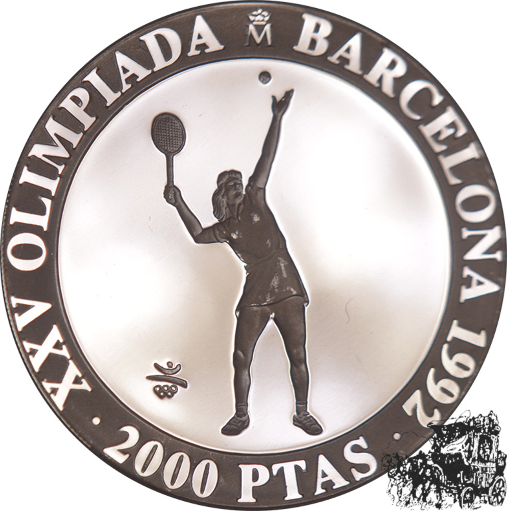 2000 Pesetas 1991 - Tennis 2000 Pesetas 1991 - Tennis