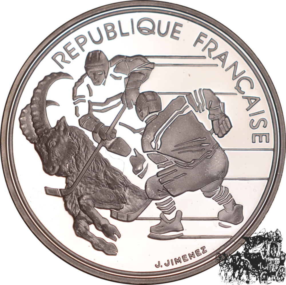 100 Francs 1991 - Eishockey