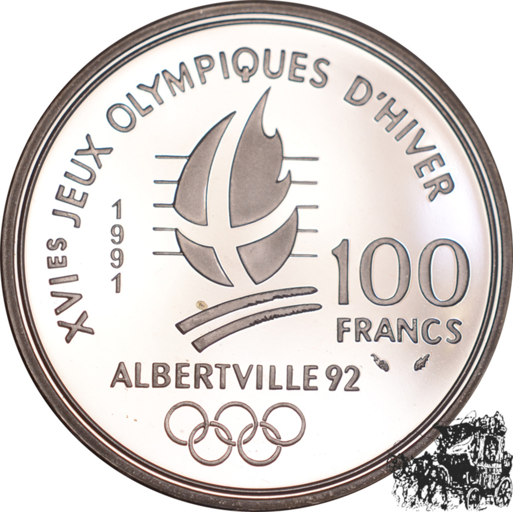100 Francs 1991 - Eishockey