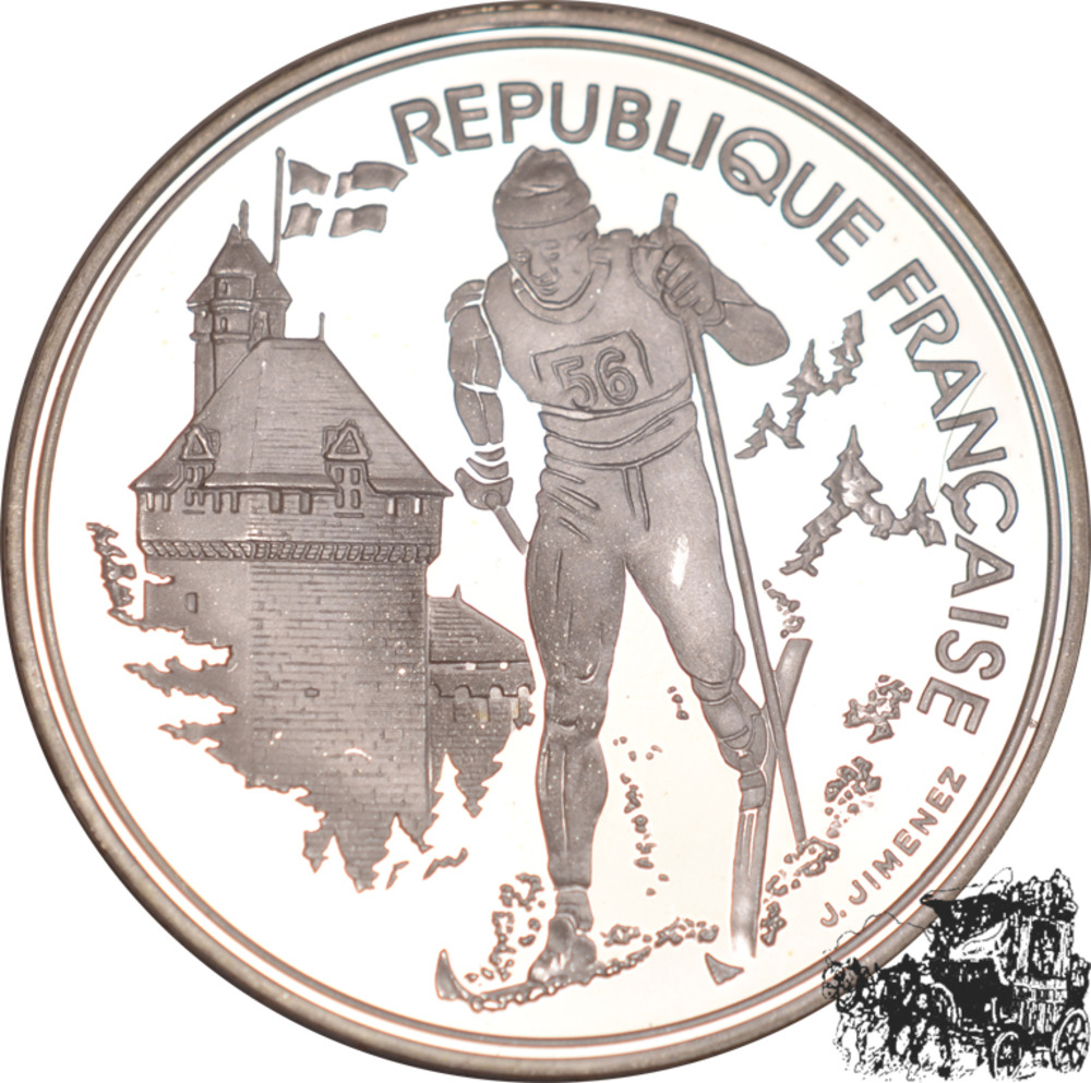 100 Francs 1991 - Langlauf