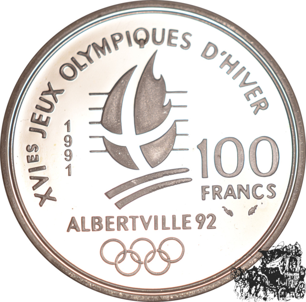 100 Francs 1991 - Langlauf