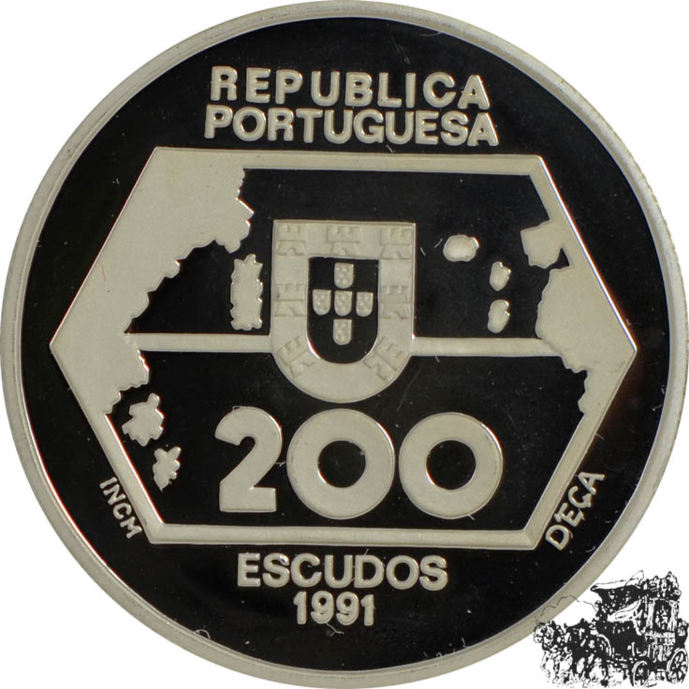 200 Escudo 1991 - Reise nach Westen 200 Escudo 1991 - Reise nach Westen