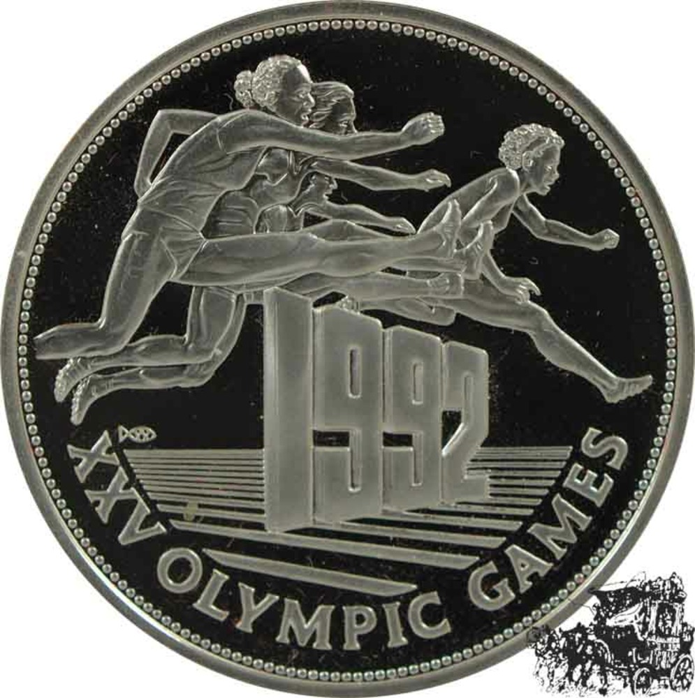 25 Dollar 1992 - Hürdenlauf 25 Dollar 1992 - Hürdenlauf