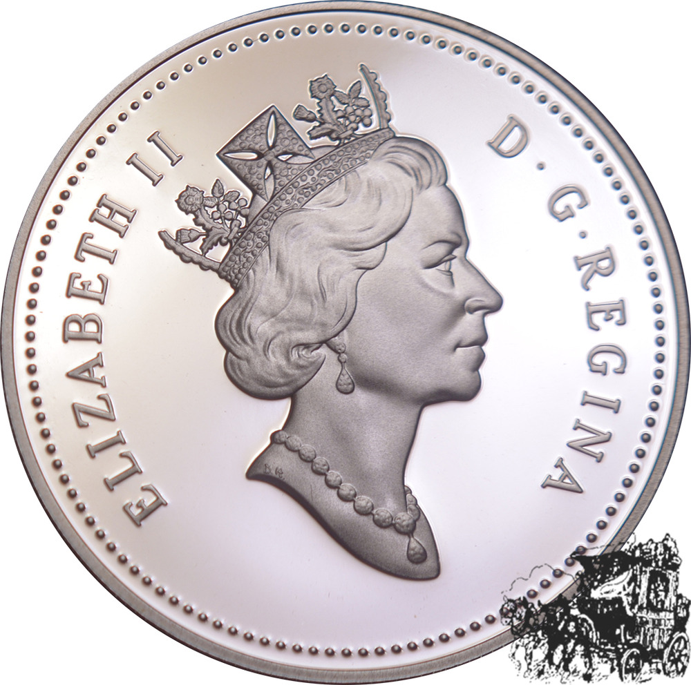 1 Dollar 1992 - Postkutsche