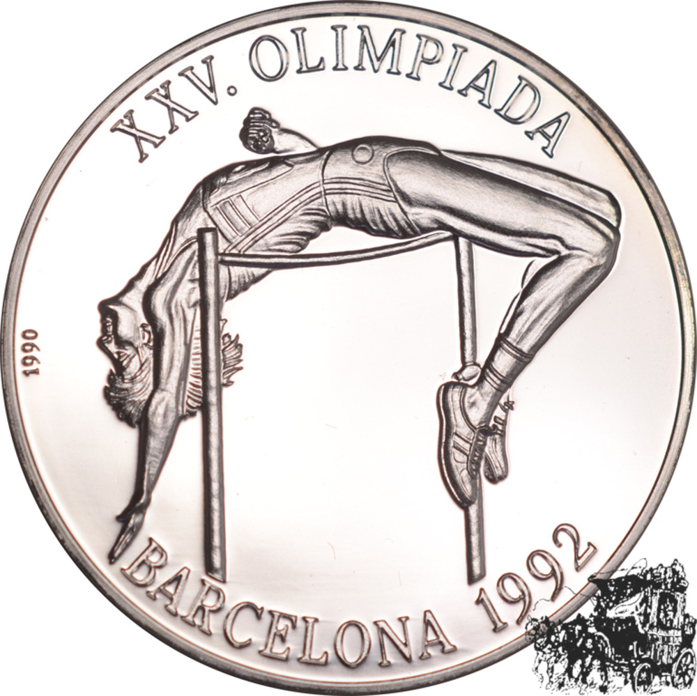 10 Pesos 1992 - Hochsprung 10 Pesos 1992 - Hochsprung
