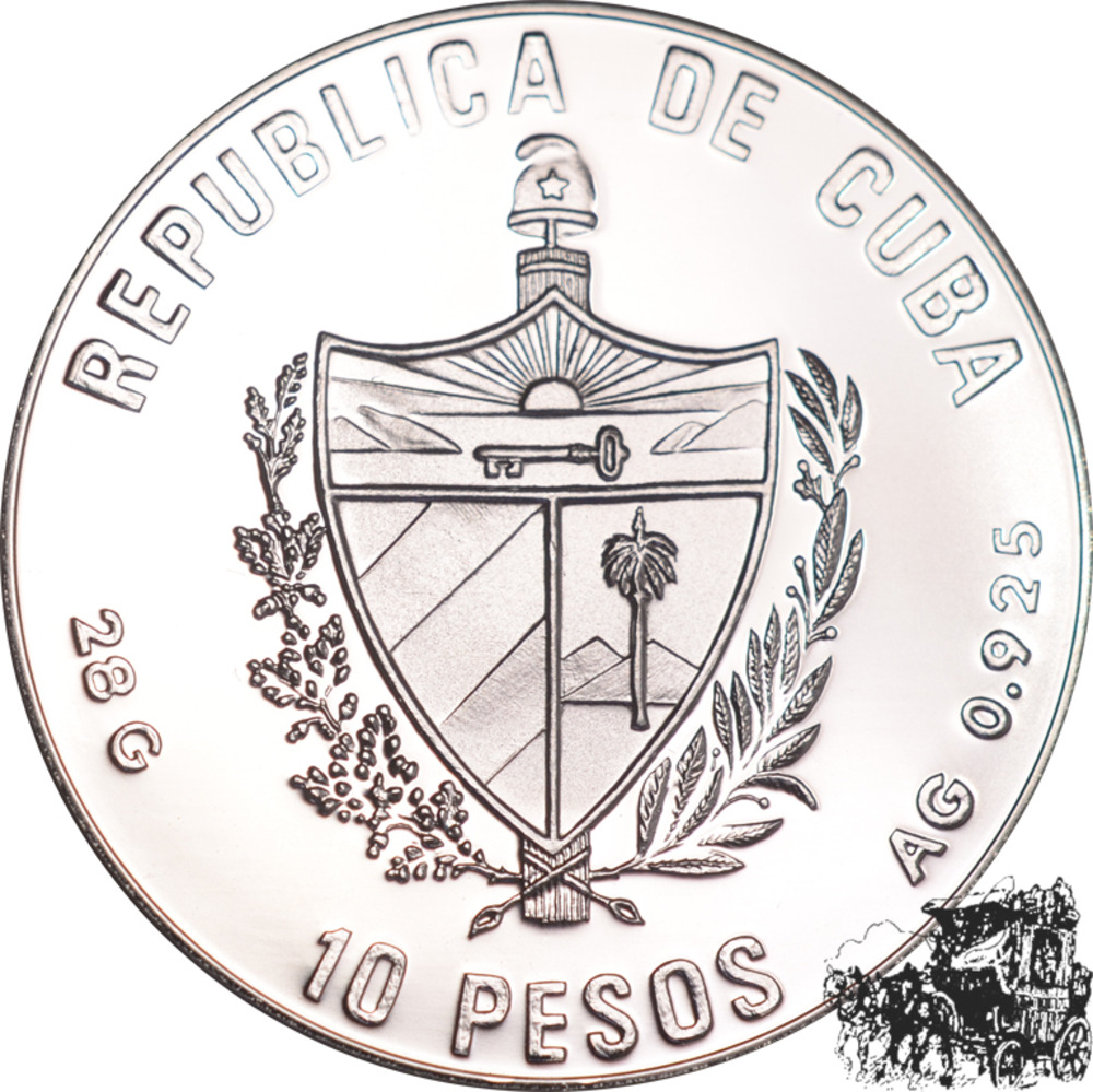 10 Pesos 1992 - Hochsprung 10 Pesos 1992 - Hochsprung