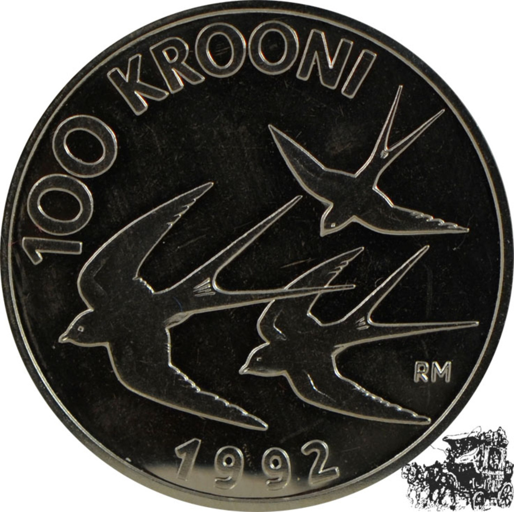 100 Krooni 1992 - Schwalben 100 Krooni 1992 - Schwalben