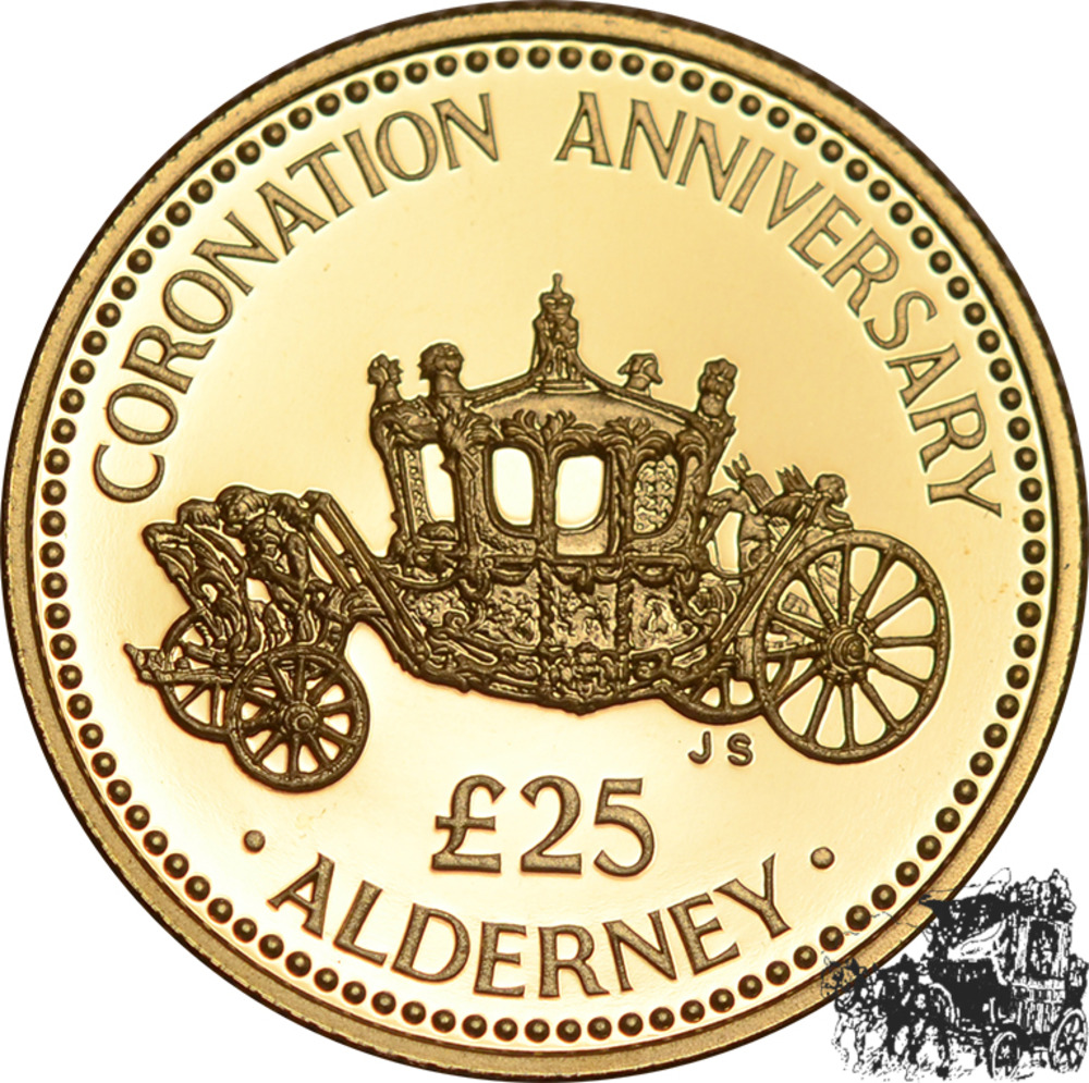 25 Pfund 1993 - 40 J. Regierungsjubiläum 25 Pfund 1993 - 40 J. Regierungsjubiläum