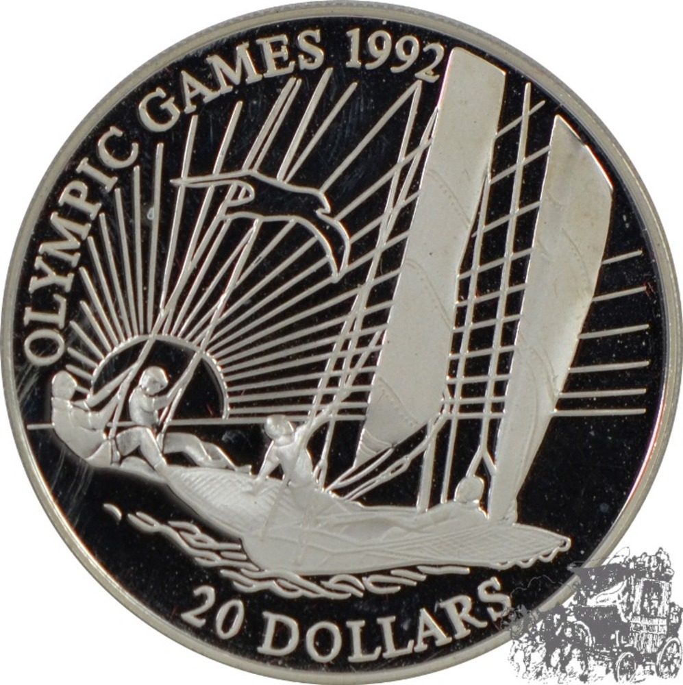 20 Dollar 1992 - Segler 20 Dollar 1992 - Segler
