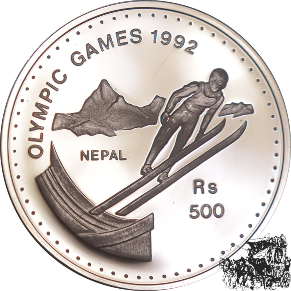 500 Rupee 1992 - Schispringer