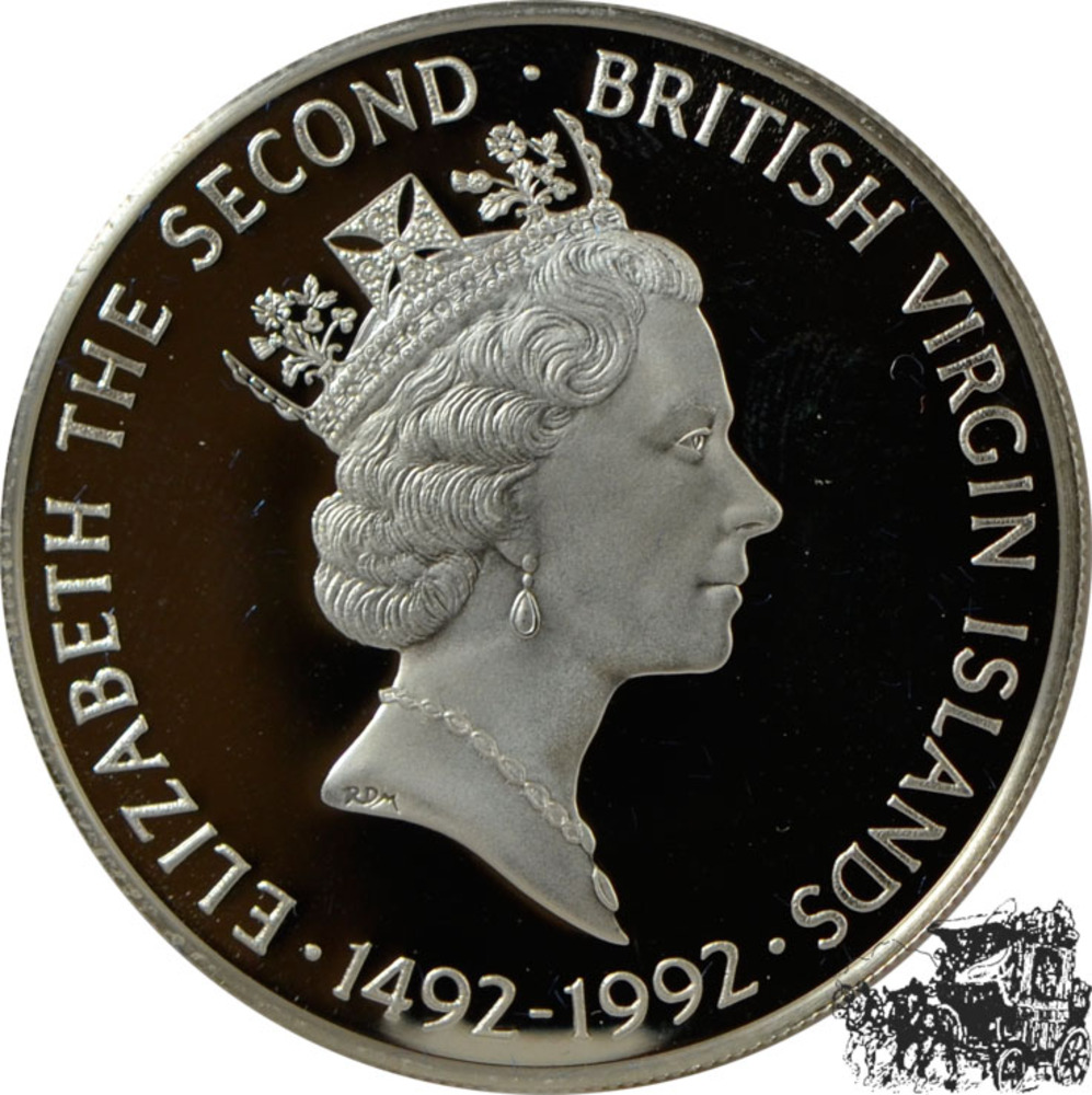 25 Dollar 1992 - Jungfern Inseln 25 Dollar 1992 - Jungfern Inseln