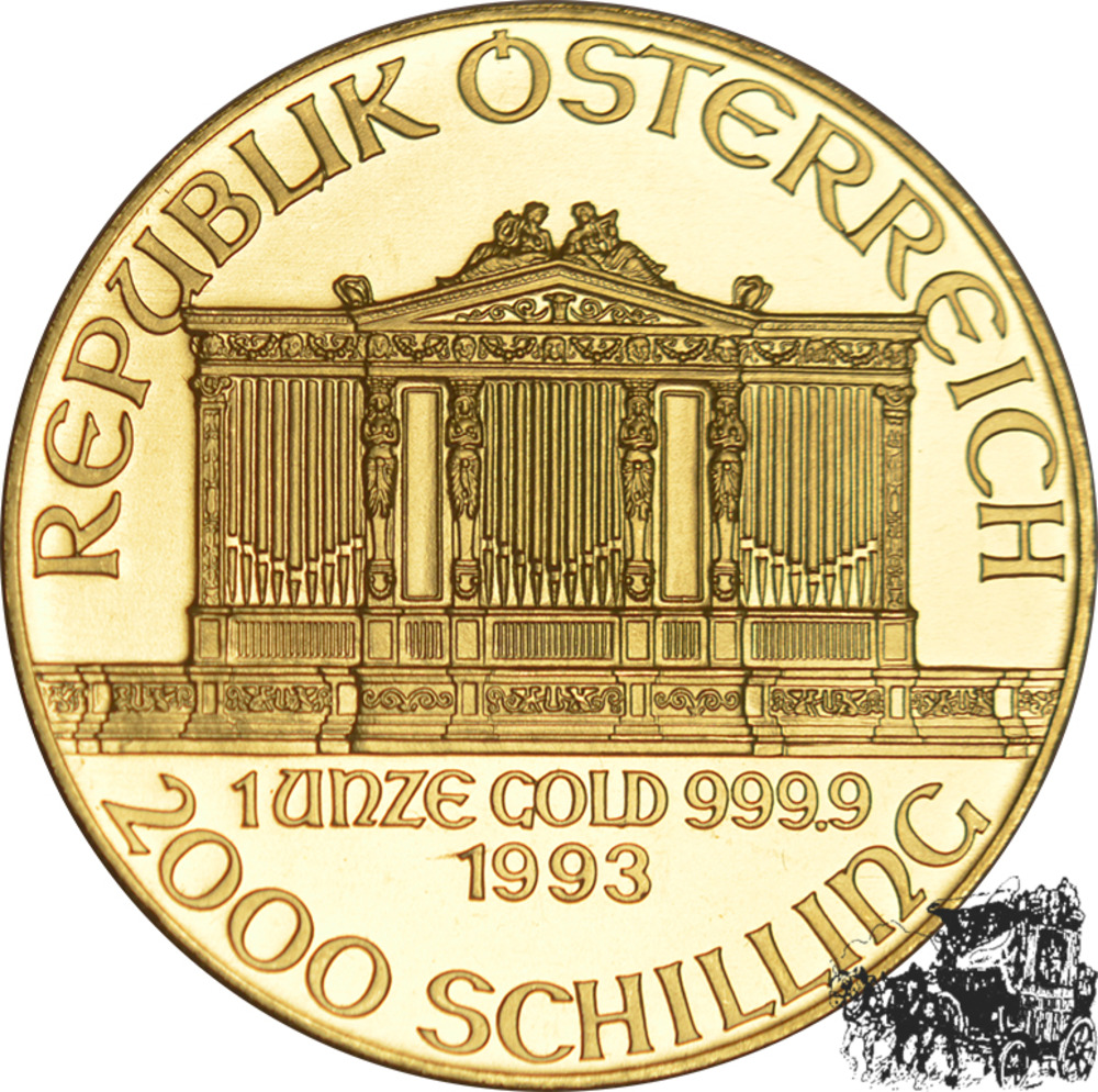 2000 Schilling 1993 - Philharmoniker 2000 Schilling 1993 - Philharmoniker