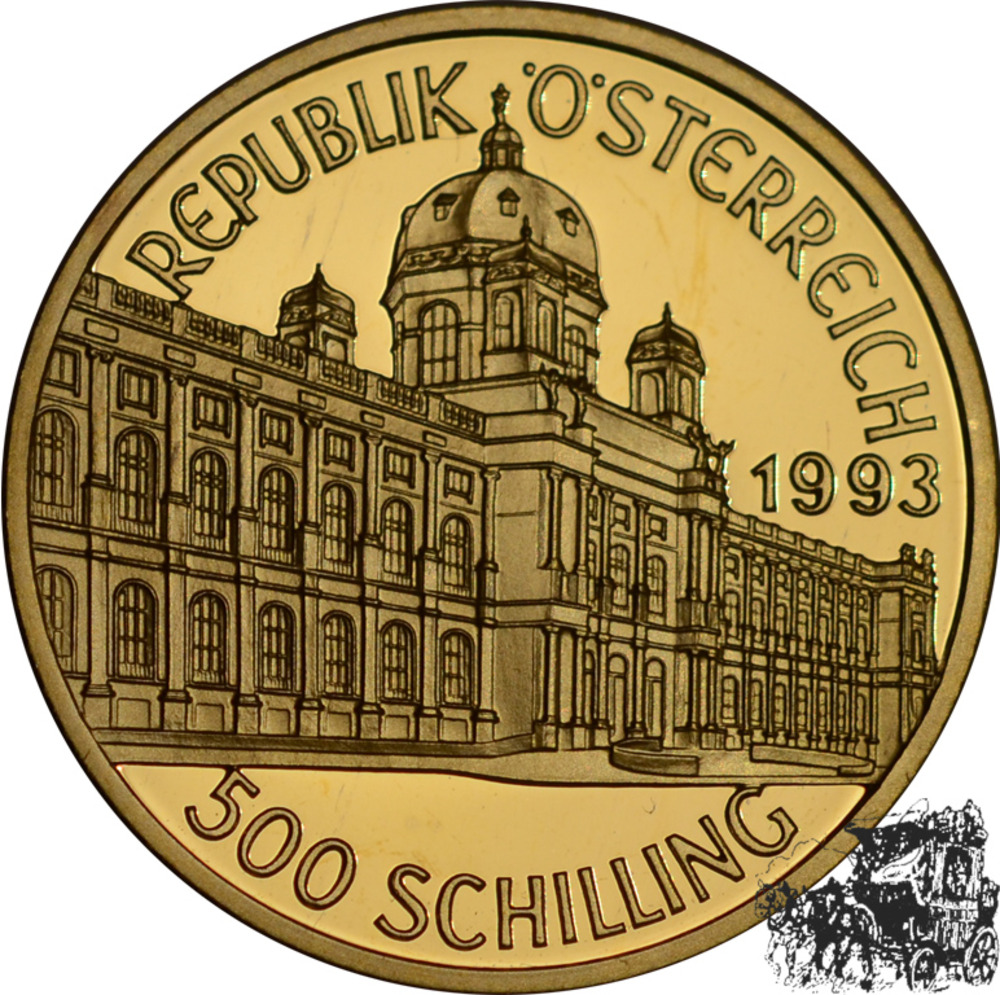 500 Schilling 1993 - Rudolf II
