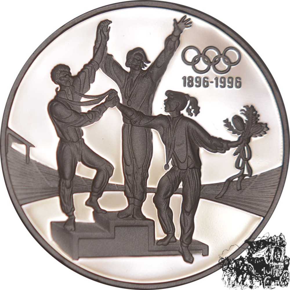 20 Dollar 1993 - Olympiade, Siegerehrung