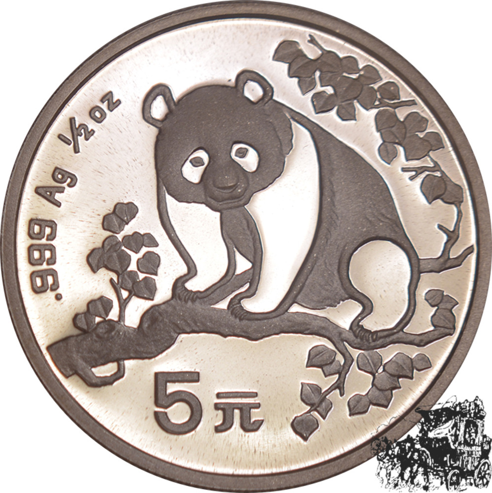 5 Yuan 1993 - Panda on thinner branches