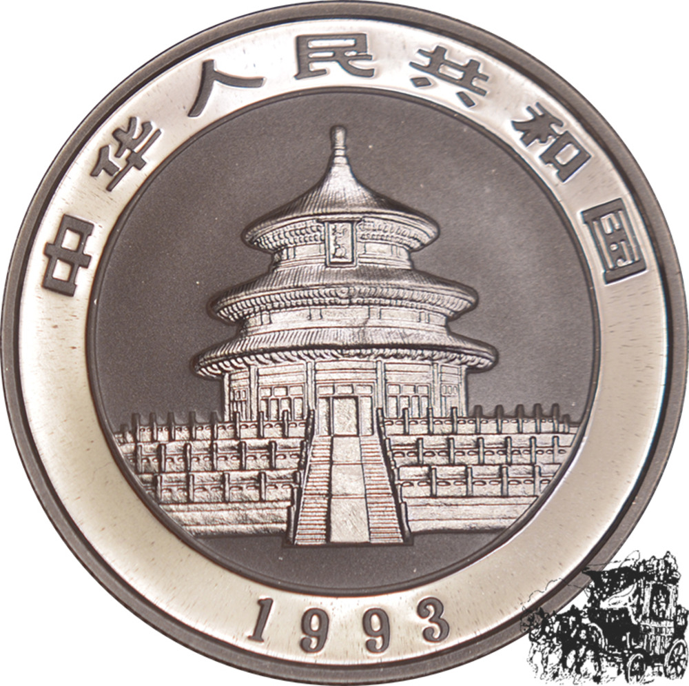 5 Yuan 1993 - Panda on thinner branches