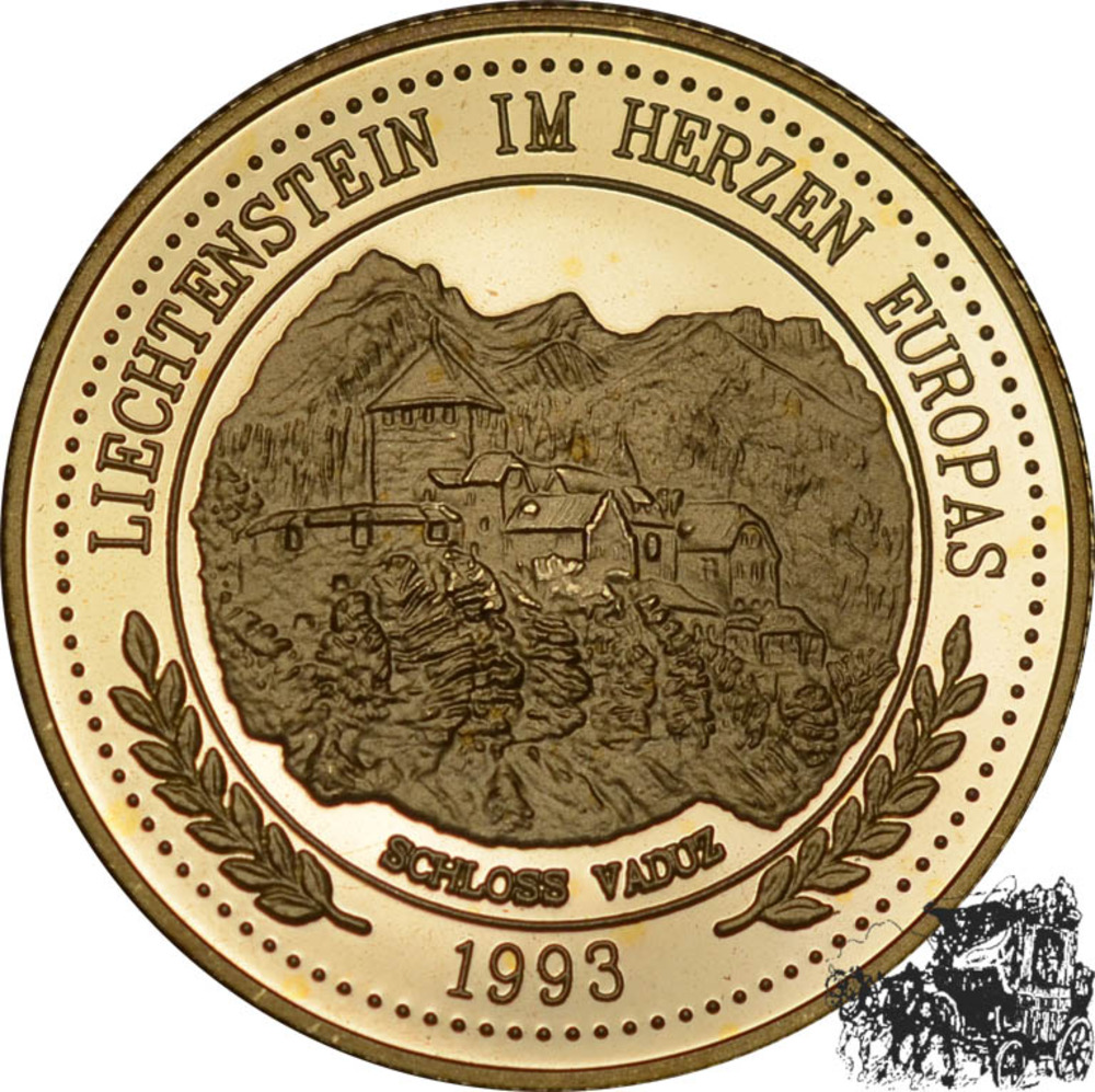 150 Ecu 1993 - Schloß Vaduz 150 Ecu 1993 - Schloß Vaduz