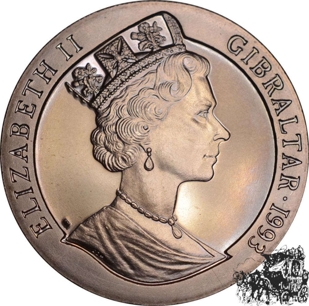 1 Crown 1993 - Kriegsschiff 1 Crown 1993 - Kriegsschiff