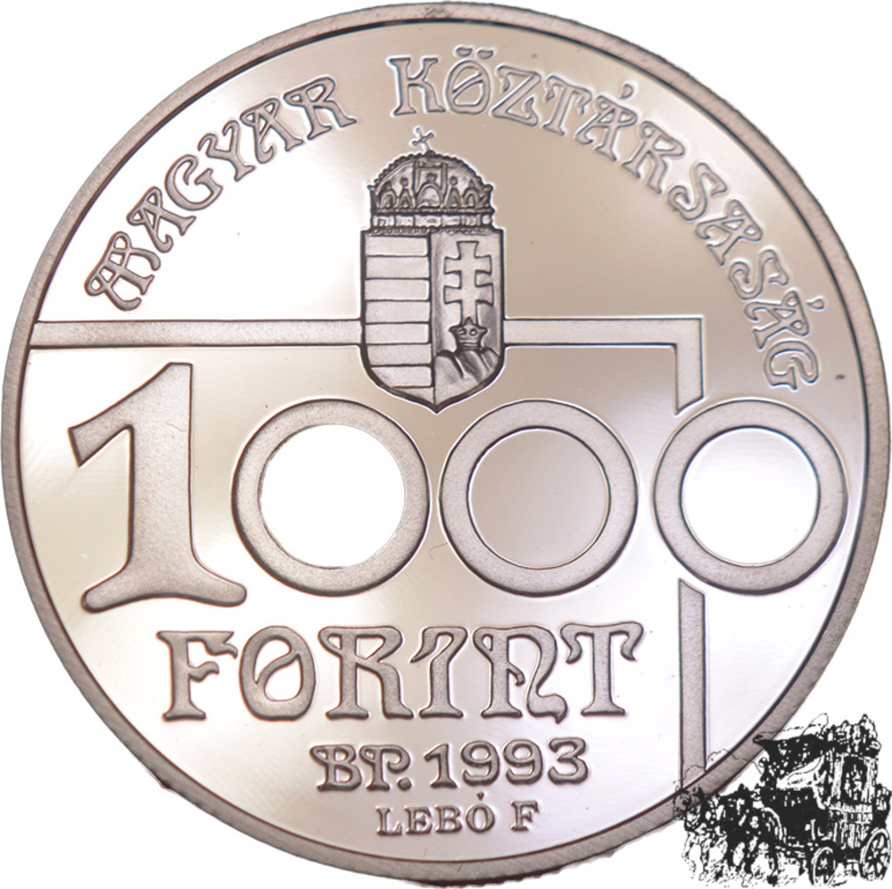 1000 Forint 1993 - Fussball WM 1000 Forint 1993 - Fussball WM