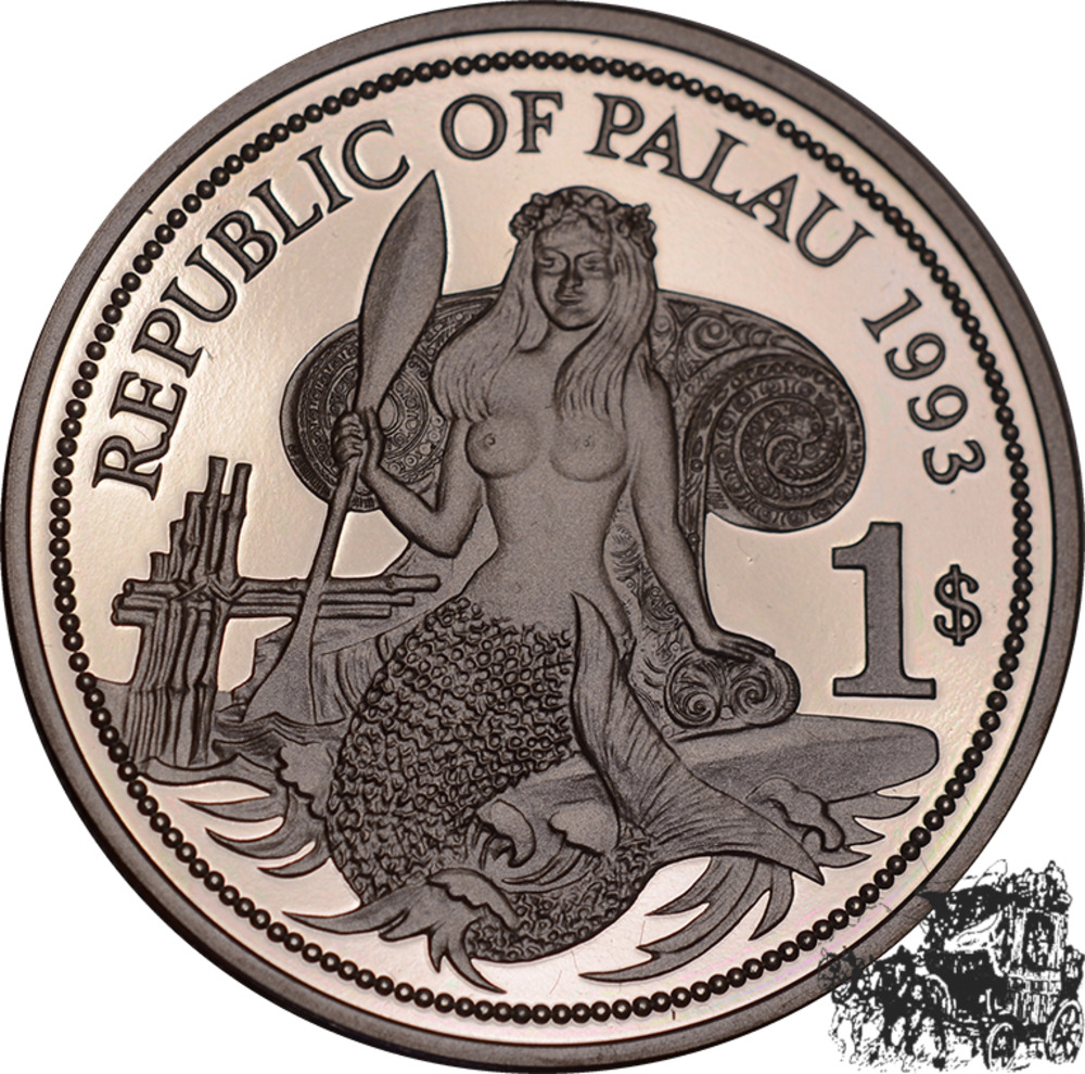 1 Dollar 1993 - marine fauna 1 Dollar 1993 - marine fauna