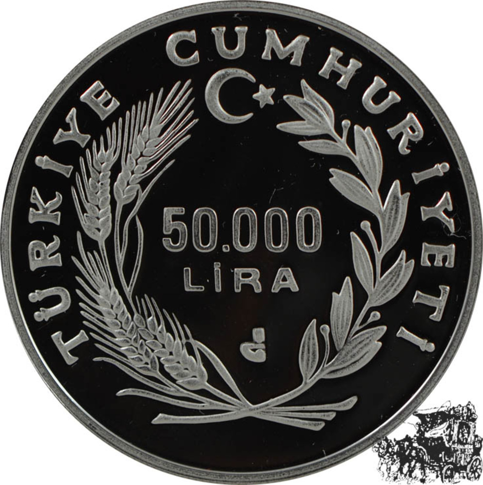 50000 Lira 1993 - Fussball WM